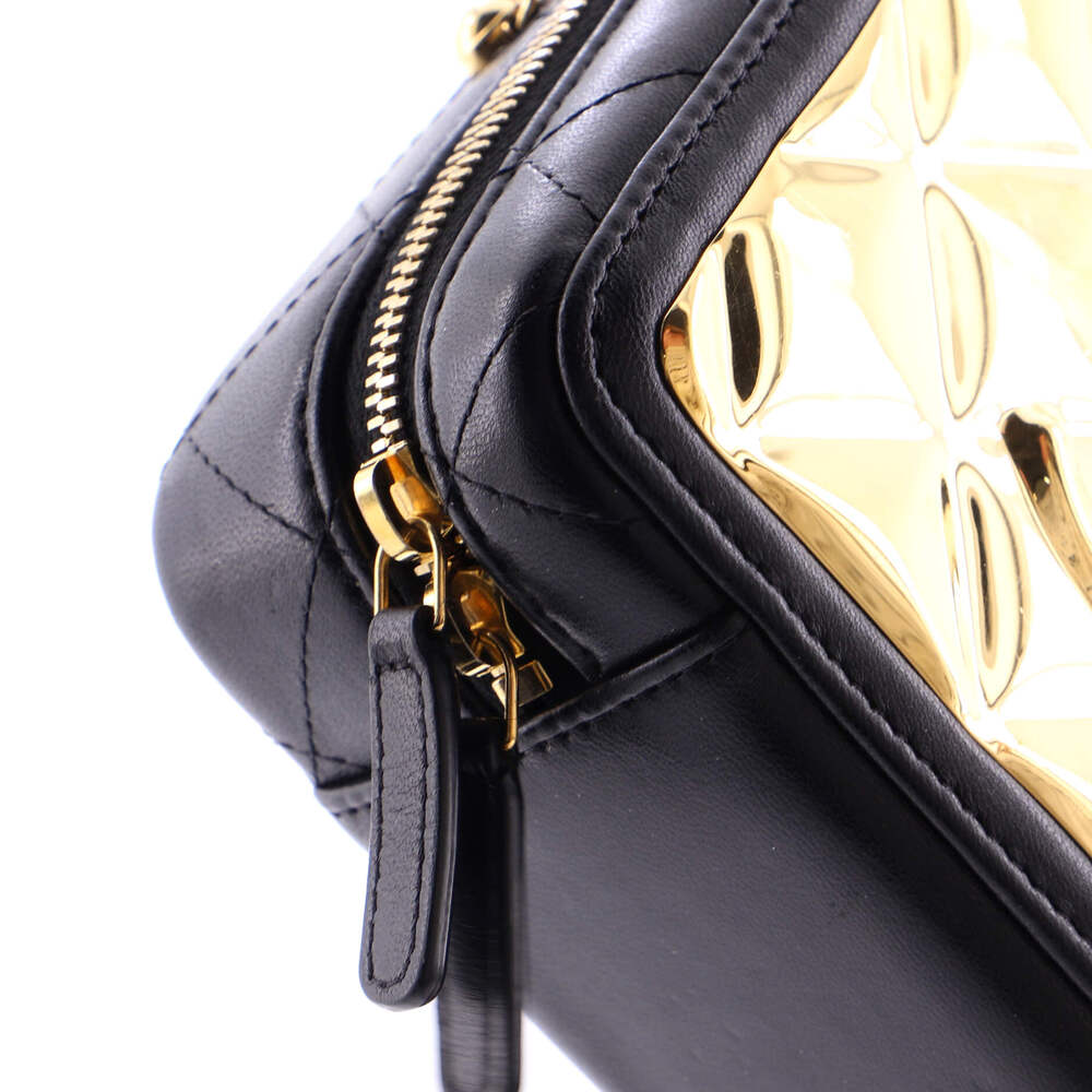 Chanel Cc Zip Around Clutch With Chain #205205C30B - Picture 6 of 9